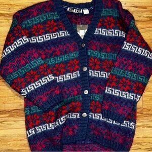 Women's Multicolor Patterned Sweater